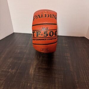 Spalding TF-500 Basketball - Orange and Black